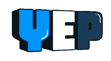 Oh Yeah Yes Sticker by Mat Voyce