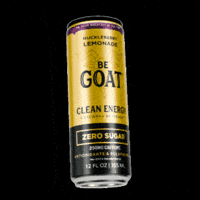 Clean Energy Drink GIF by DrinkBeGOAT