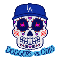 Los Angeles Baseball Sticker by LA vs. Hate