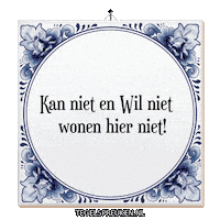 Protest Nl Sticker by Tegelspreuken.nl