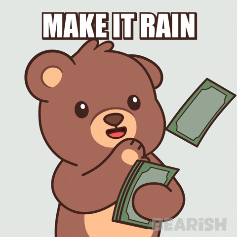 Make It Rain Money GIF by BEARISH