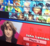 John Lennon Mario GIF