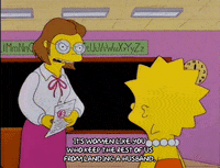 lisa simpson miss hoover GIF