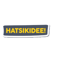 Huisstijl Hatsikidee Sticker by Buro Eef  •  grafisch ontwerper