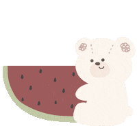 Summer くま Sticker