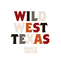 Cheers Texas Sticker by Lone River Ranch Water