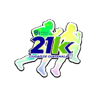 Carrera Running Sticker by Convivencia MuniGuate