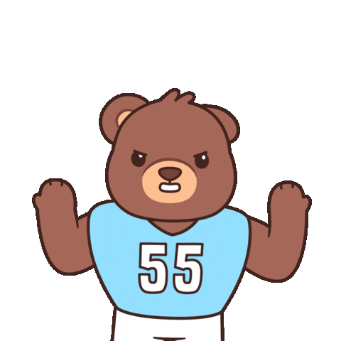 Say It Louder Teddy Bear Sticker by BEARISH