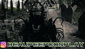 cosplaying alien queen GIF