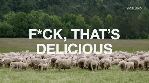 sheep title GIF by F*CK, THAT'S DELICIOUS