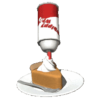 Whipped Cream 3D Sticker