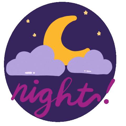 Night Sticker by mamikos