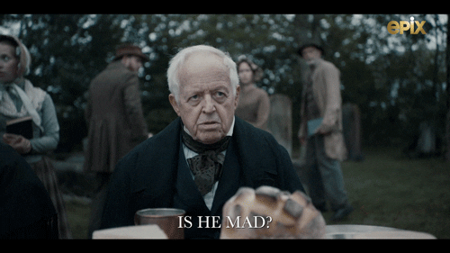 Chapelwaite giphyupload horror crazy mad GIF