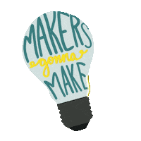 Makers Gonna Make Sticker by HarrisCountyPL