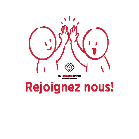 Team Immobilier Sticker by Dr House Immo