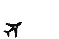 Plane Flight Sticker by The Academy Volleyball Club