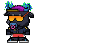 Pixel Baby Sticker by BabyBulls