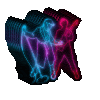 Space Sticker by plastic