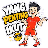 Happy Marathon Sticker by Asuransi Sinar Mas