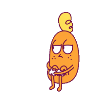 ixelyav cartoon miss you thinking of you lilguys Sticker
