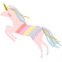 Rainbow Horse Sticker by Meri Meri