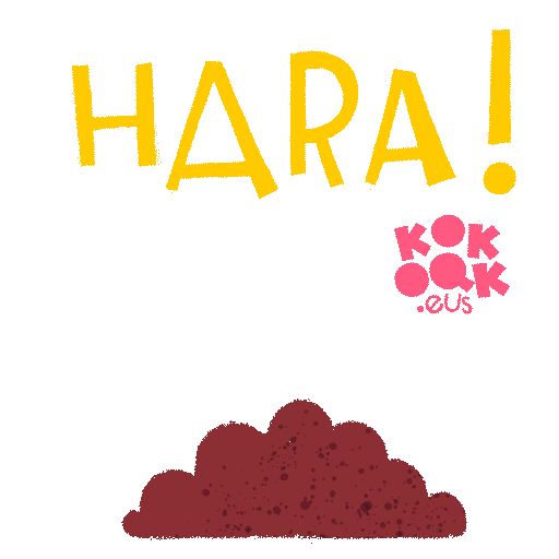kokoakgara look mira mole euskara Sticker