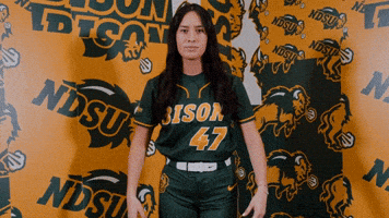 Softball GIF by NDSU Athletics
