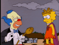 Season 4 Crown GIF by The Simpsons