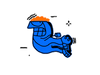 piotrkabat groovy outerspace nightout Sticker