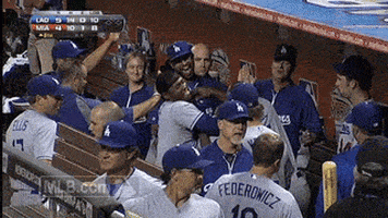 Los Angeles Dodgers GIF by MLB