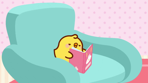 book read GIF by Molang.Official