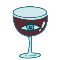 Glass Of Wine Sticker