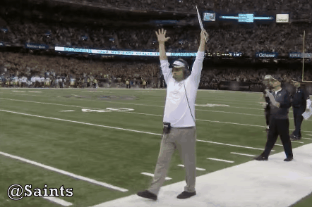 nfl saints gameday GIF by New Orleans Saints