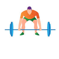 Workout Muscle Sticker by Norsul