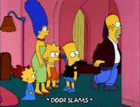 Run Away Season 3 GIF by The Simpsons