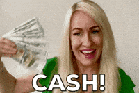 Money Fanning GIF by Vikki Downey