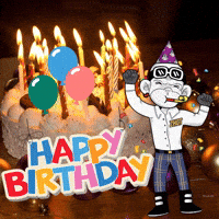 Happy Birthday GIF by Zhot Shop