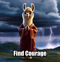 Wisdom Courage GIF by dalaillamazen