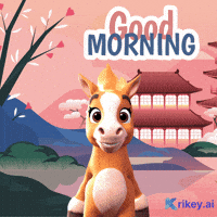 Good Morning Hello GIF by Krikey AI