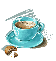 Tea Time Cup Sticker