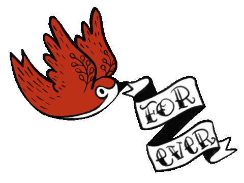 Isadaqueen giphyupload love bird valentine Sticker