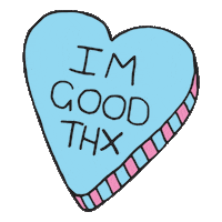 valentines day no Sticker by md93.x