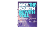 May The Fourth Be With You Star Wars Sticker by M|SD Official