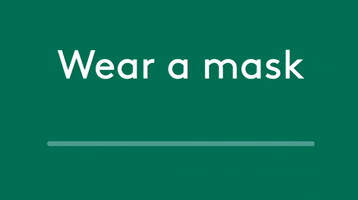 Wear A Mask Rally Together GIF by University of Vermont
