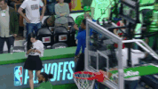 robert covington player-fan interaction GIF by NBA