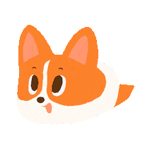 welshcorgicyclingclub dog bye doggo jojo Sticker