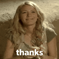 Thank You So Much GIF by Blake Lively Fan