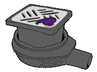 Water Drainage Sticker by KESSEL