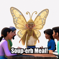 Gratitude Family Dinner GIF by BuddhaFlyJourney