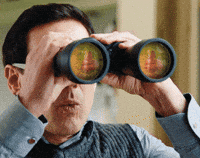 Pet Food Binoculars GIF by Just Russel